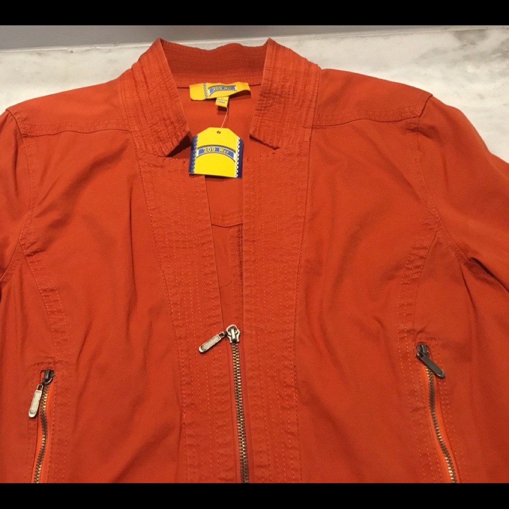 Very Cute Orange Jacket by 209 Wst - NWT